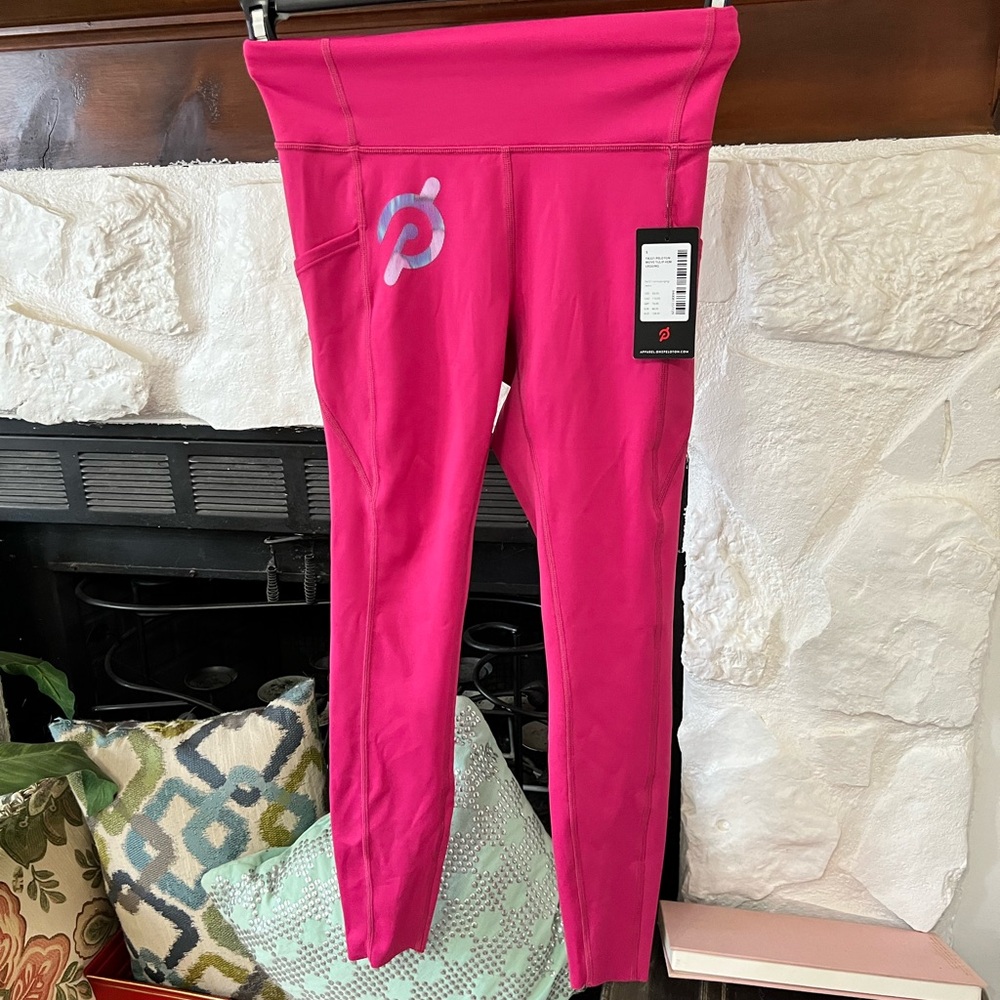 Peloton Pink Move Tulip Hem Leggings NWT Women’s SIZE SMALL